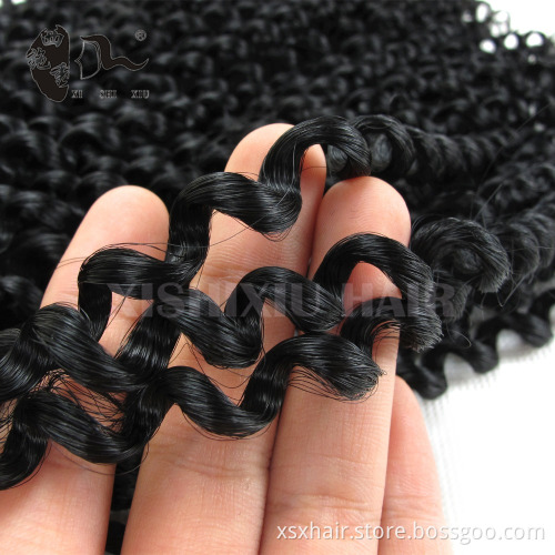 100% top quality afro bohemian jerry curl hair weave